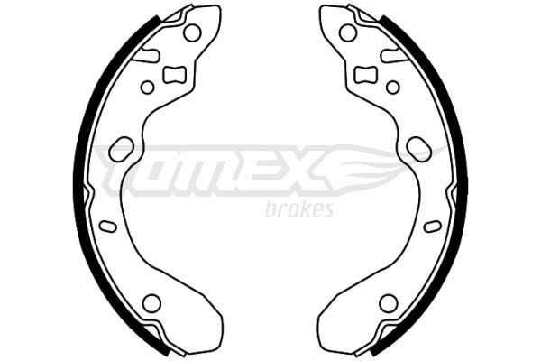 Obrázok Sada brzdových čeľustí TOMEX Brakes  TX2234